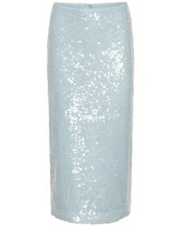 ROTATE BIRGER CHRISTENSEN - Sequin Pencil Midi Skirt - Lyst
