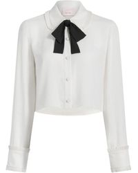 Cinq À Sept - Zaida Ruffled Top - Lyst