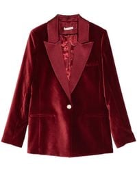 Alice + Olivia - Lapel Button Jacket - Lyst