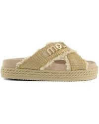 Mou - Criss-Cross Sandals - Lyst