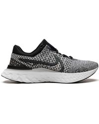 Nike - React Infinity Run Flyknit 3 "black/grey Fog/white/dark Smok" Sneakers - Lyst