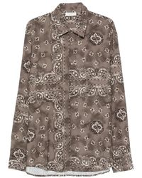 Yes London - Paisley-Pattern Long-Sleeves Shirt - Lyst
