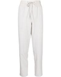 James Perse - High-waisted Drawstring Track Pants - Lyst