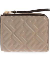Fendi - Slim Baguette Leather Wallet - Lyst