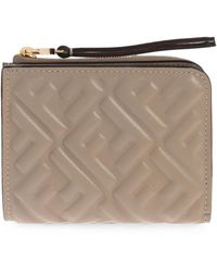 Fendi - Baguette Ff-Embossed Leather Wallet - Lyst