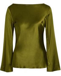 Reformation - Top Con Maniche Svasate - Lyst