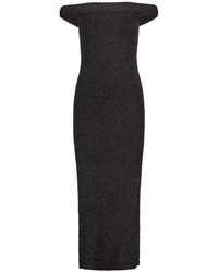 Totême - Off-shoulder Knitted Dress - Lyst