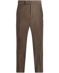 Tom Ford - Mid-rise Tapered Trousers - Lyst