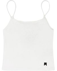 Rhude - Sheer Ribbed Tank Top - Lyst