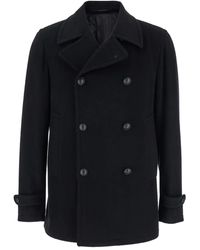 Tagliatore - Caban Doppiopetto - Lyst