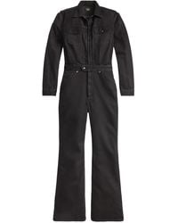 RRL - Zipped Denim Jumpsuit - Lyst