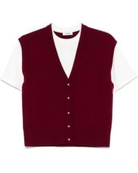 Sandro - Camiseta a capas - Lyst