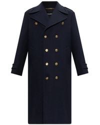 Dolce & Gabbana - Wollen Jas Met Dubbele Rij Knopen - Lyst