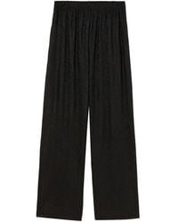 B+ AB - Broek Met Geplooide Details - Lyst