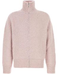 Jil Sander - Zip Mohair-Blend Cardigan - Lyst