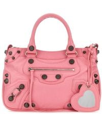 Balenciaga - Nappa Leather Neo Cagole Tote M Handbag - Lyst