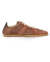 Maison Margiela - Replica Soft Panelled Leather Sneakers - Lyst