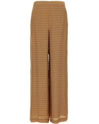 MICHAEL Michael Kors - Geometric-Print Palazzo Pants - Lyst