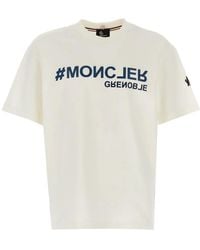 Moncler - Logo Print T -Shirt - Lyst