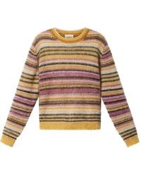 Isabel Marant - Morine Striped Brushed-Knit Jumper - Lyst