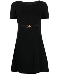 Versace - Mini-jurk Met Korte Mouwen - Lyst