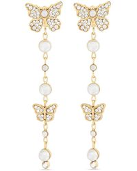 Guess - Borboleta Ohrringe Mit Schmetterling-Anhänger - Lyst