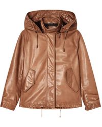 Giorgio Armani - Abrigo Con Capucha - Lyst