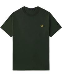 Fred Perry - T-Shirt À Col Rond - Lyst