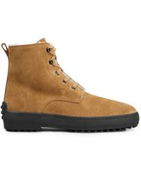 Tod's - Winter Gommino Ankle Boots - Lyst