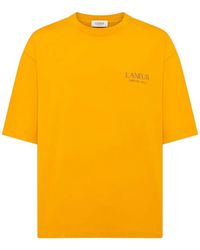 Laneus - T-Shirt À Imprimé Graphique - Lyst