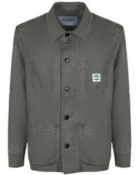 Closed - Logo-Patch Multi-Pocket Shirt Jacket - Lyst
