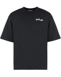 Off-White c/o Virgil Abloh - Floral-Print Crew-Neck T-Shirt - Lyst