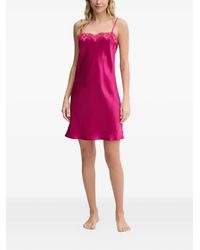 Chantelle - Cabaret Sauvage Lace-Trim Nightdress - Lyst