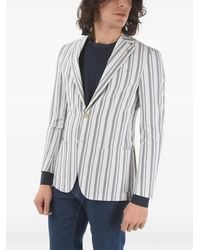 Corneliani - Blazer Rayé À Boutonnage Simple - Lyst