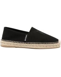 Palm Angels - Logo-embroidered Cotton Espadrilles - Lyst