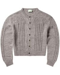 Aries - Button-Down Cardigan - Lyst