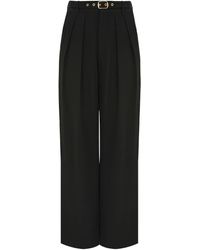 Zimmermann - Pantaloni Plissé Con Cintura - Lyst