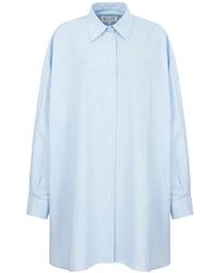Maison Margiela - Camicia Con Maniche A Spalla Bassa - Lyst