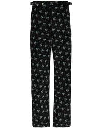 Bode - Chicory Floral Corduroy Trousers - Lyst