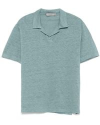 Canali - Linen T-Shirt - Lyst