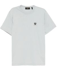 Belstaff - T-Shirt Mit Logo-Patch - Lyst