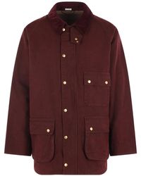 A.PRESSE - Veste À Finition Cirée - Lyst