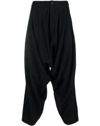 Yohji Yamamoto - Wool Drop-crotch Trousers - Lyst