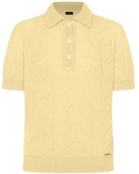 Kiton - Cable-Knit Polo Shirt - Lyst