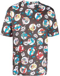 Moschino - T-shirt Met Print - Lyst