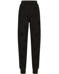 Dolce & Gabbana - Logo-Embroidered Drawstring-Waistband Track Pants - Lyst