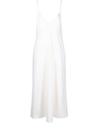 Chloé - Neutral Knitted Maxi Dress - Lyst