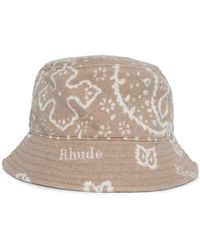Rhude - Intarsia-Knit Bucket Hat - Lyst