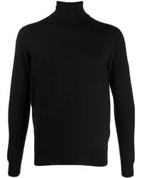 Drumohr - Black Cashmere Sweater - Lyst