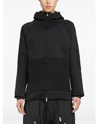 Thom Krom - Zip-Up Panelled Hoodie - Lyst